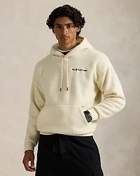 Relaxed Fit Logo Pile Fleece Hoodie