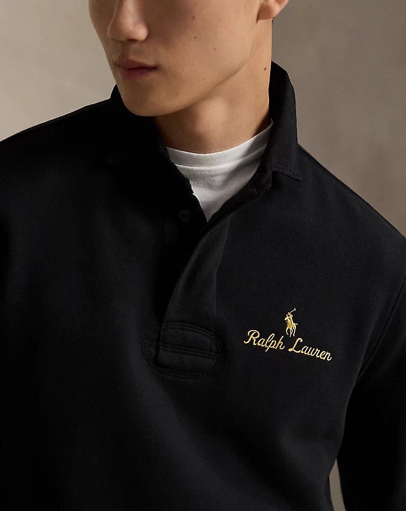 The RL Fleece Logo Rugby Shirt