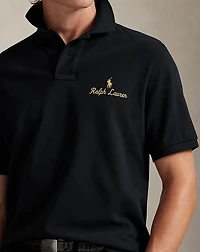 Classic Fit Logo Mesh Polo Shirt