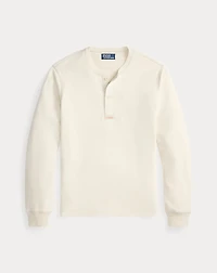 Cotton Moleskin Henley Shirt