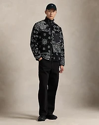 Bandanna-Patterned Hybrid Jacket