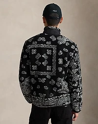 Bandanna-Patterned Hybrid Jacket