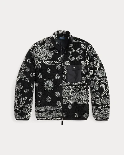 Bandanna-Patterned Hybrid Jacket