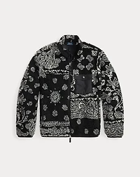 Bandanna-Patterned Hybrid Jacket
