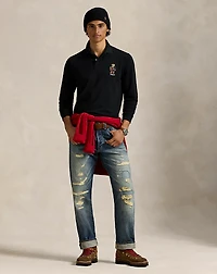 Classic Fit Polo Bear Mesh Shirt