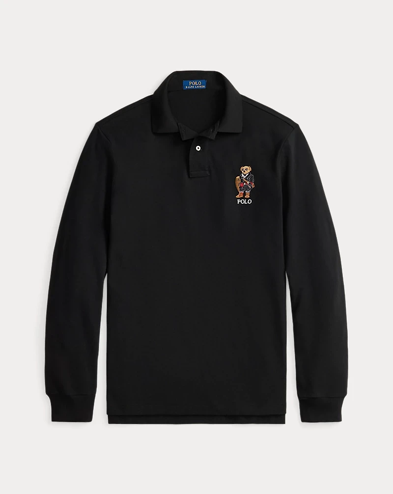 Classic Fit Polo Bear Mesh Shirt