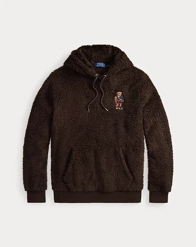 Polo Bear Pile Fleece Hoodie
