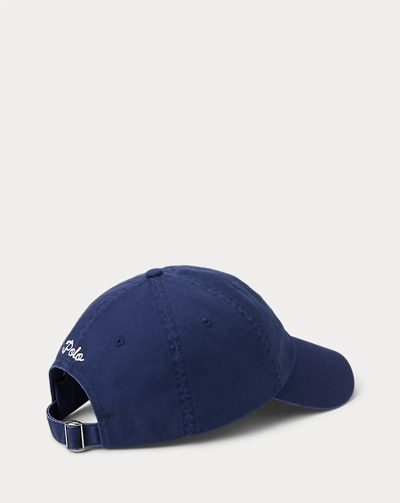 Dog-Embroidered Twill Ball Cap