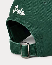 Dog-Embroidered Twill Ball Cap