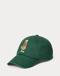Dog-Embroidered Twill Ball Cap