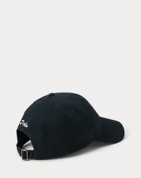 Dog-Embroidered Twill Ball Cap