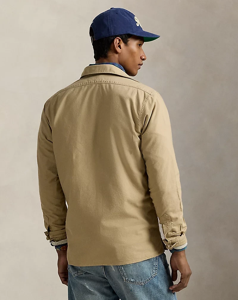Garment-Dyed Oxford Overshirt