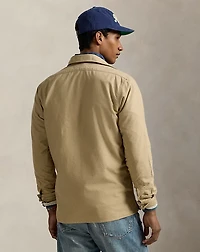 Garment-Dyed Oxford Overshirt