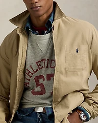 Garment-Dyed Oxford Overshirt