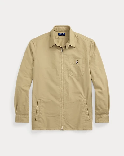 Garment-Dyed Oxford Overshirt