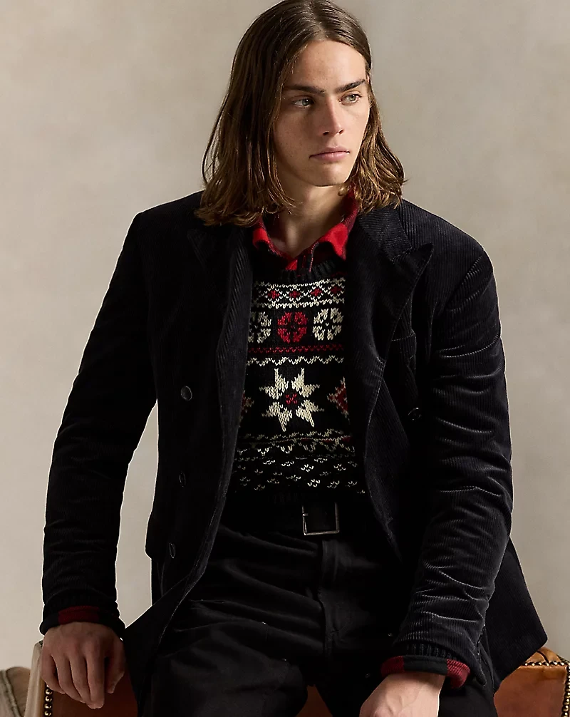 Snowflake Cotton-Cashmere Sweater
