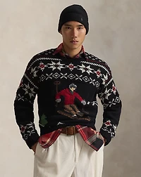 Wool Skier-Graphic Sweater