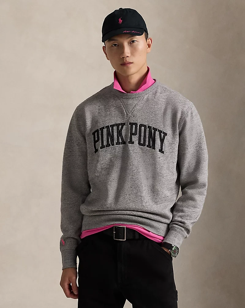 Pink Pony Classic Fit Fleece Sweatshirt