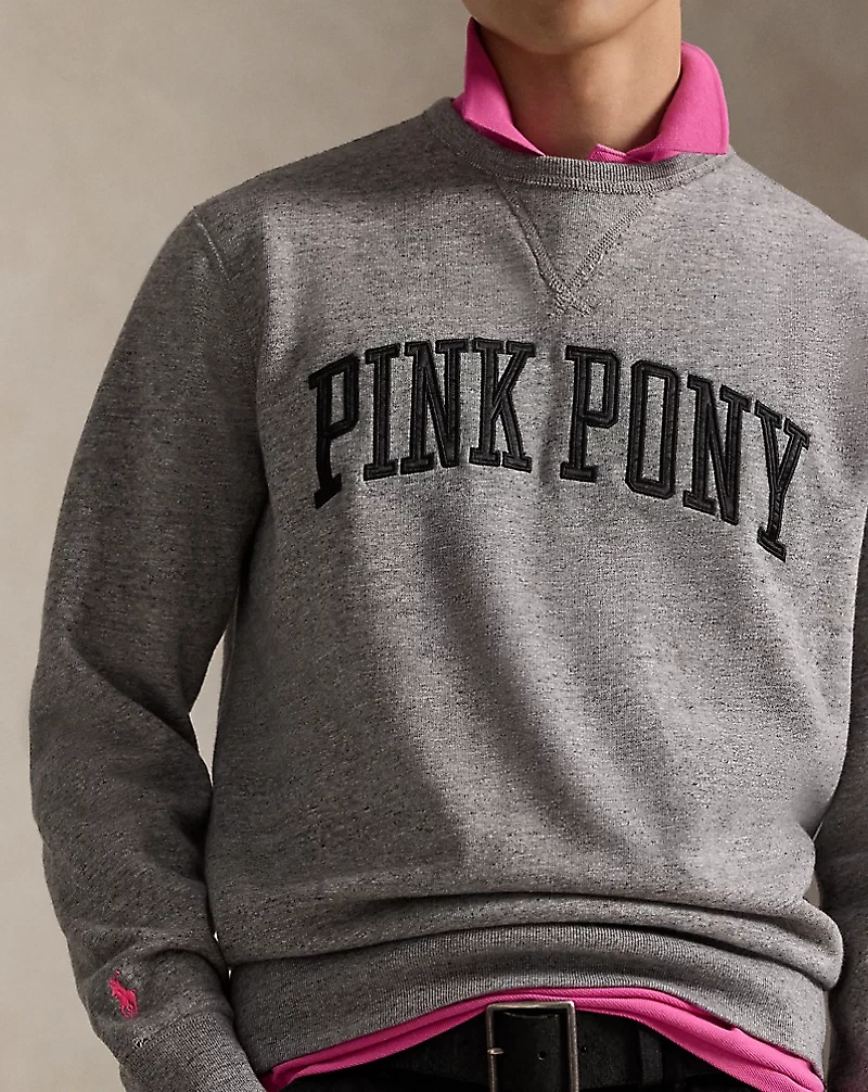 Pink Pony Classic Fit Fleece Sweatshirt