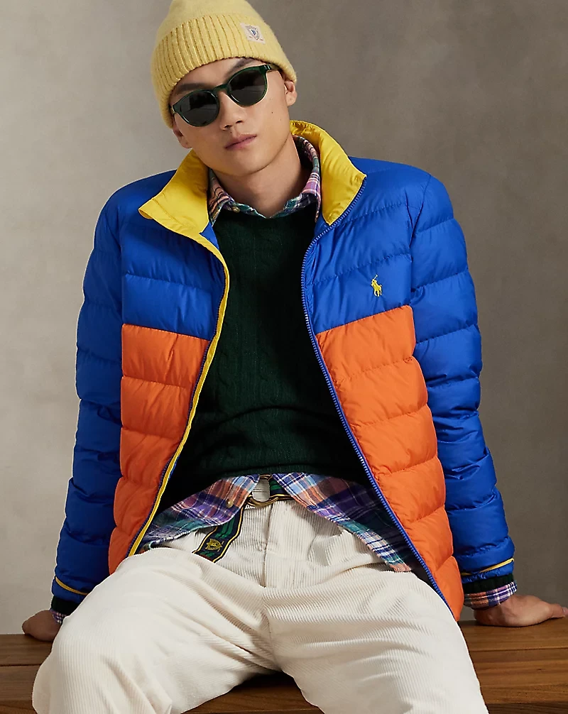The Colden Packable Color-Blocked Jacket