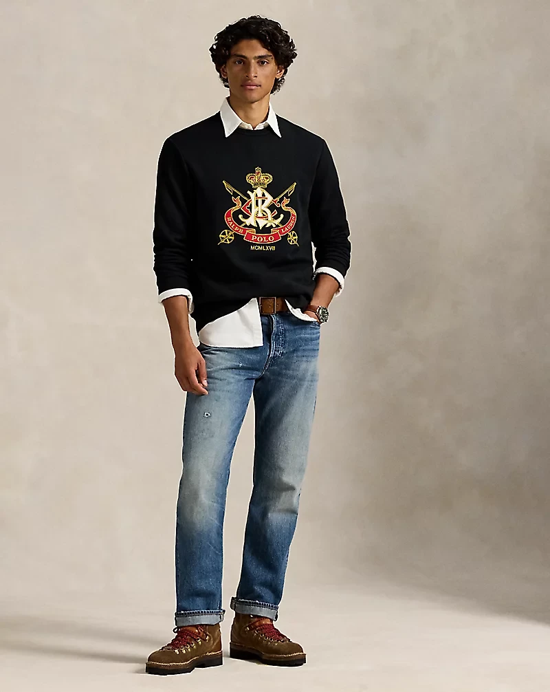 Classic Fit Crest Fleece Sweatshirt