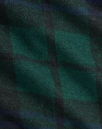 Plaid Knit Flannel Overshirt