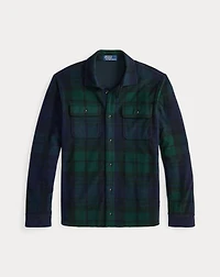 Plaid Knit Flannel Overshirt