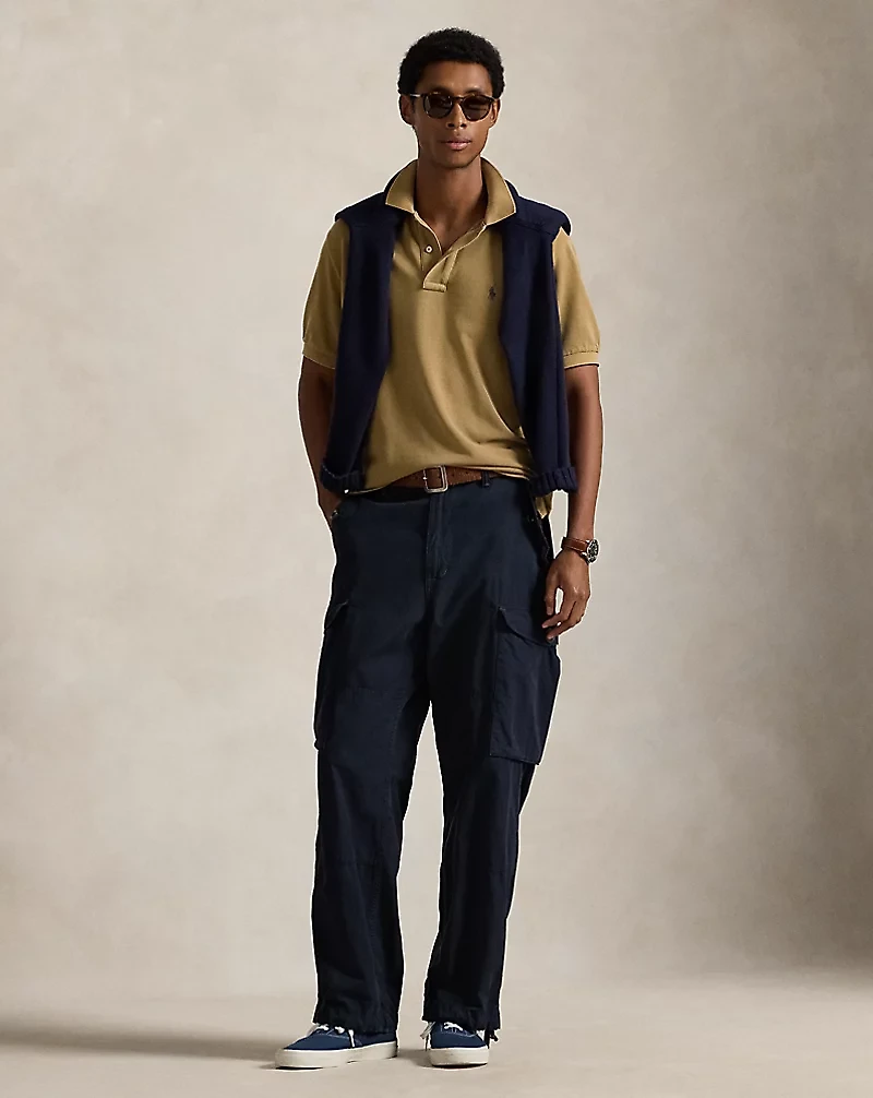 Original Fit Mesh Polo Shirt