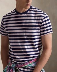 Classic Fit Striped Jersey T-Shirt