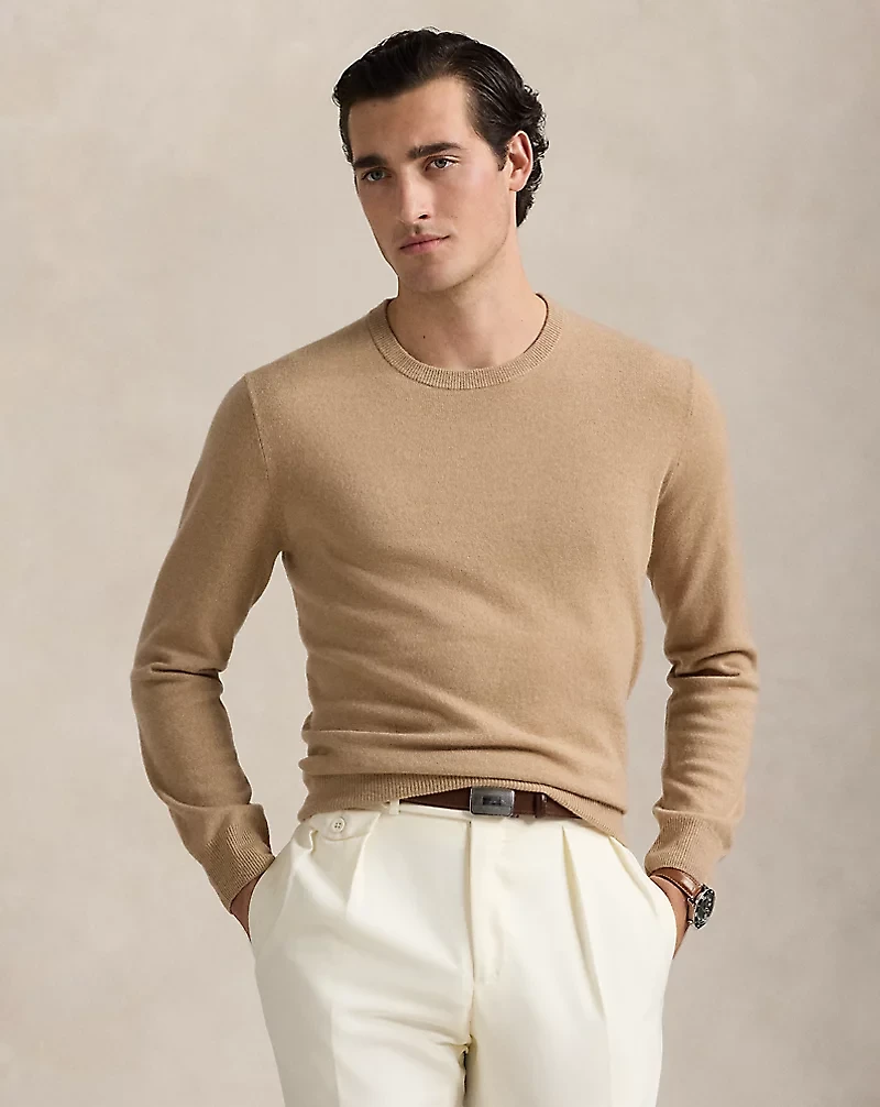 Washable Cashmere Crewneck Sweater