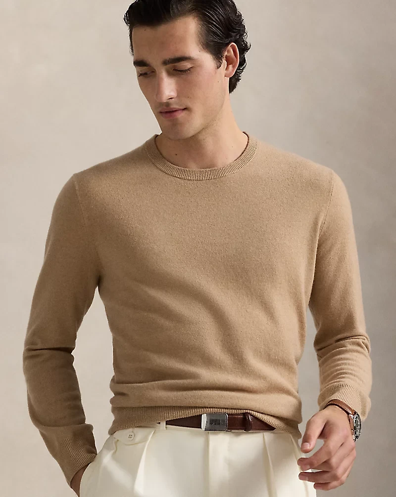Washable Cashmere Crewneck Sweater