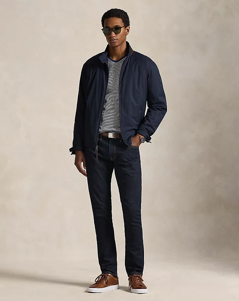 Standard Fit Striped Lisle T-Shirt