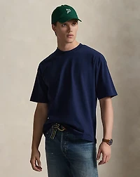 Relaxed Fit Sueded Jersey T-Shirt