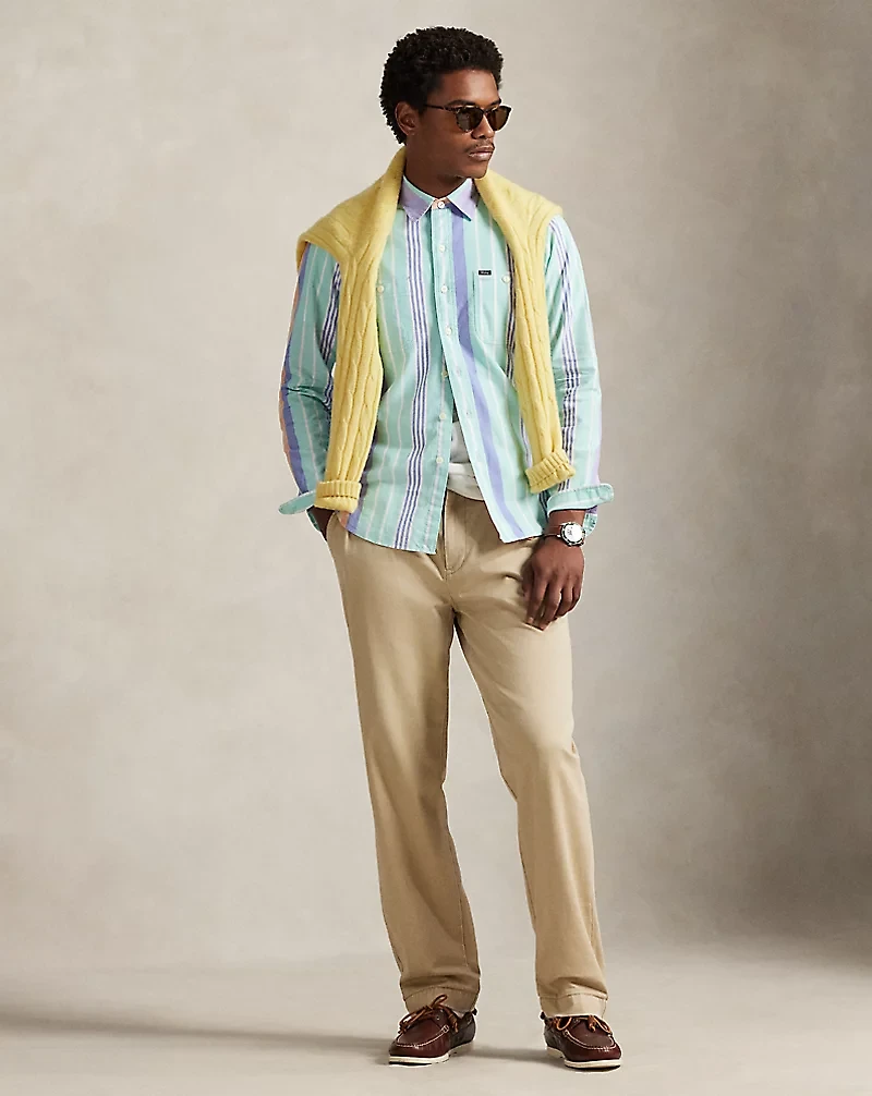 Classic Fit Striped Oxford Workshirt