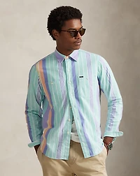 Classic Fit Striped Oxford Workshirt