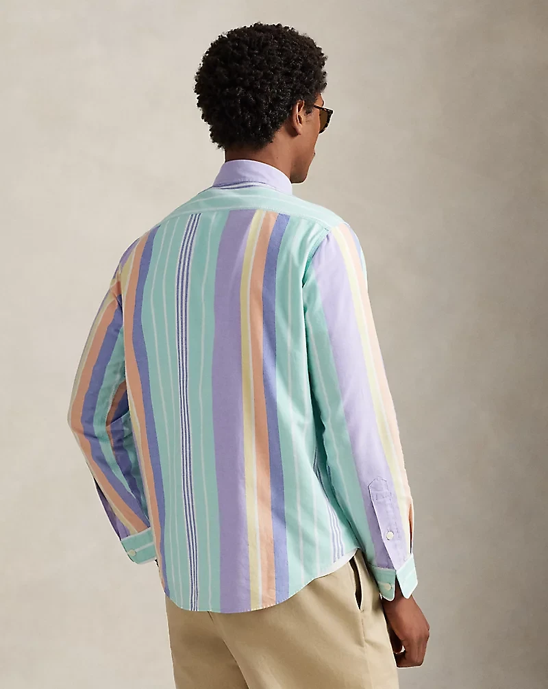Classic Fit Striped Oxford Workshirt