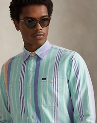 Classic Fit Striped Oxford Workshirt