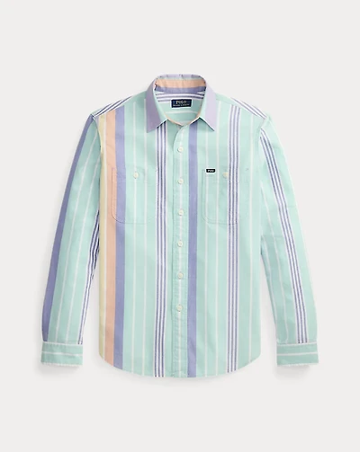 Classic Fit Striped Oxford Workshirt