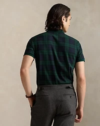 Classic Fit Plaid Jacquard Polo Shirt