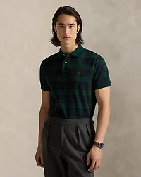 Classic Fit Plaid Jacquard Polo Shirt