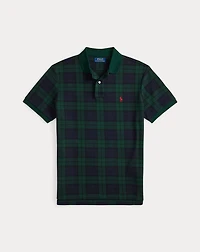Classic Fit Plaid Jacquard Polo Shirt