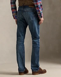 Varick Slim Straight Distressed Jean