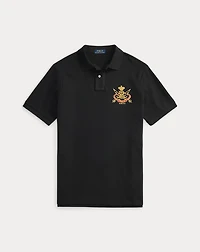 Classic Fit Crest Mesh Polo Shirt