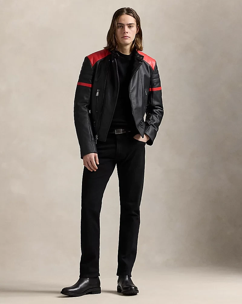 Leather Café Racer Jacket