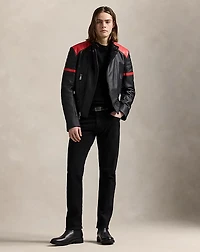 Leather Café Racer Jacket