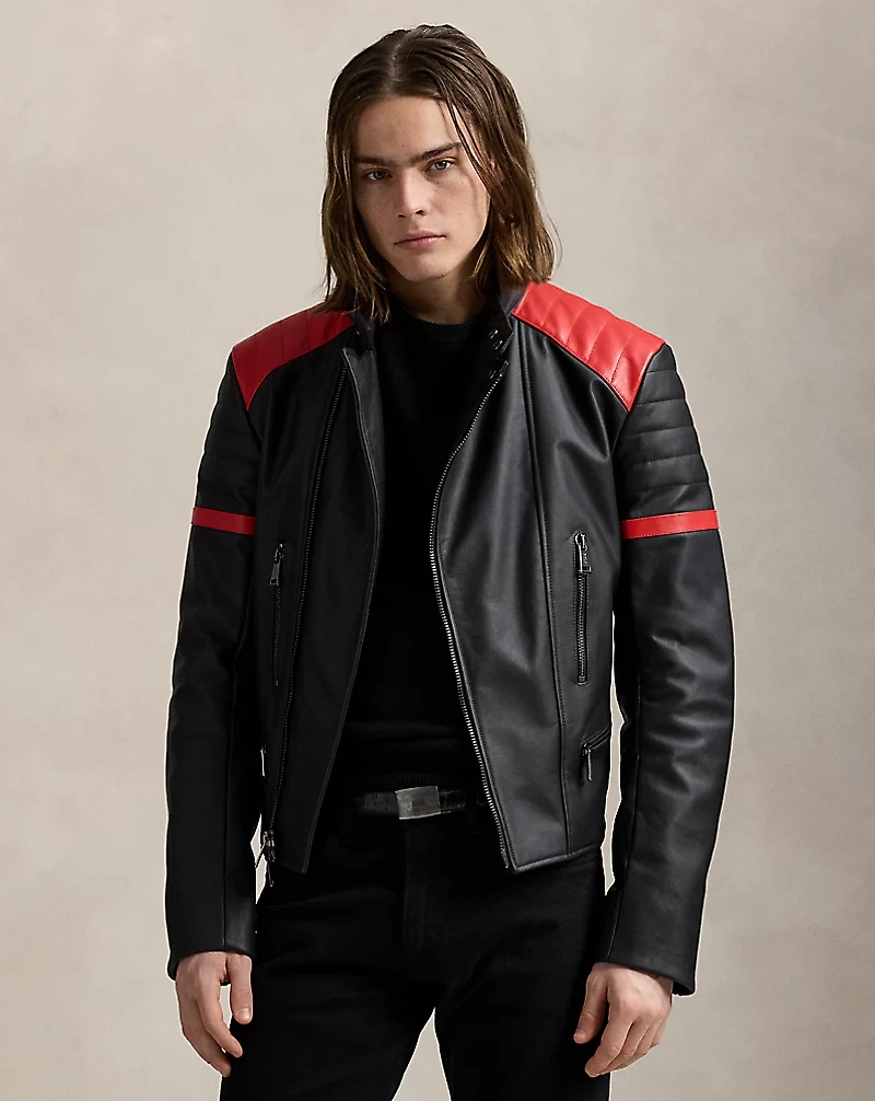 Leather Café Racer Jacket