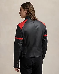 Leather Café Racer Jacket