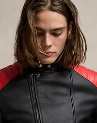 Leather Café Racer Jacket