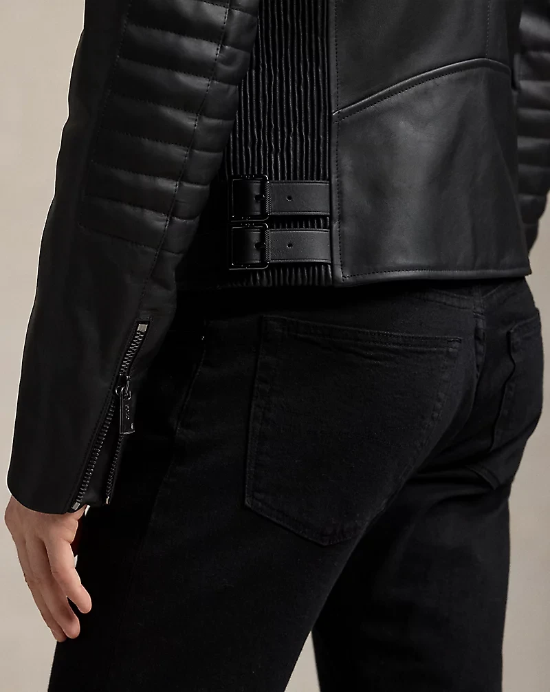 Leather Café Racer Jacket