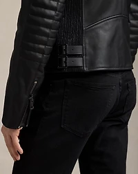 Leather Café Racer Jacket